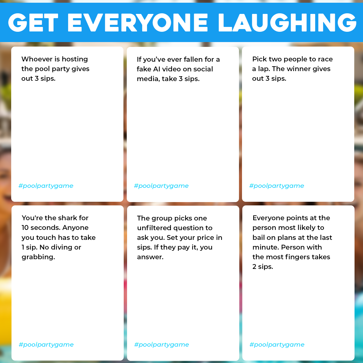 Pool Party Adult Party Game