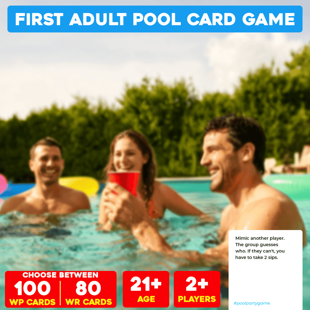 Pool Party™ Drinking Card Game