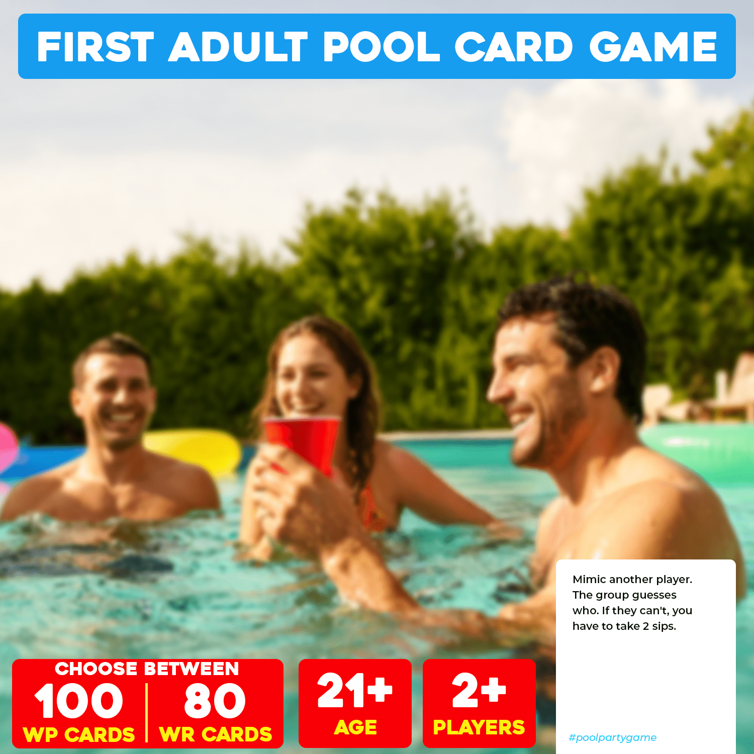 Pool Party™ Drinking Card Game