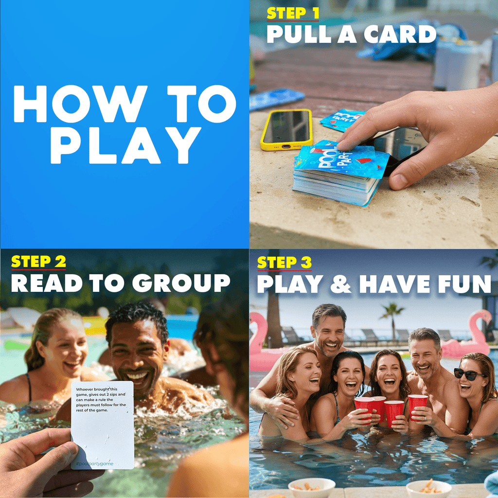 Pool Party™ Drinking Card Game