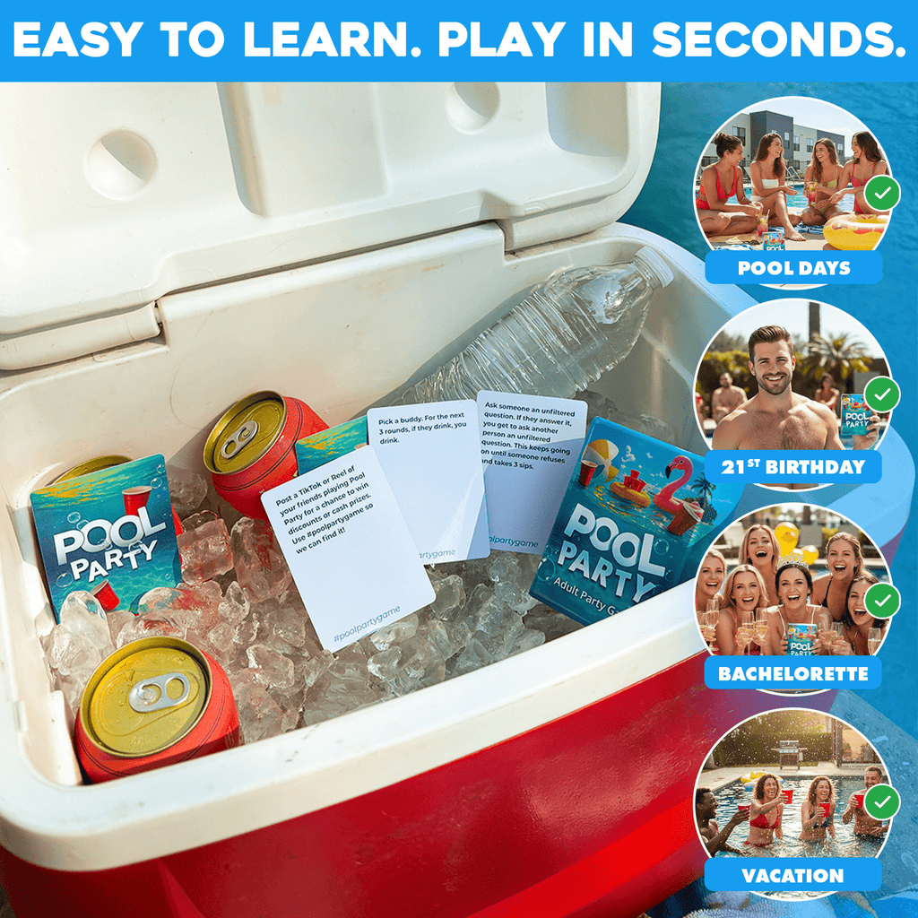 Pool Party™ Drinking Card Game